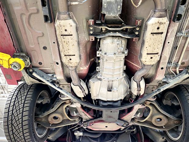 Five-speed transmission and front K-member