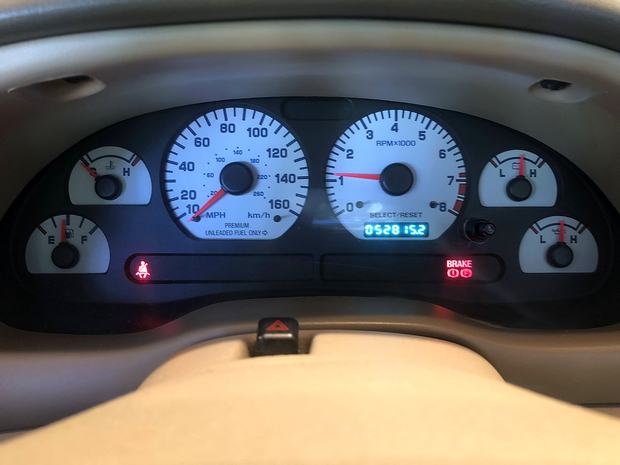 Odometer — 52,815 mi (August 2022)