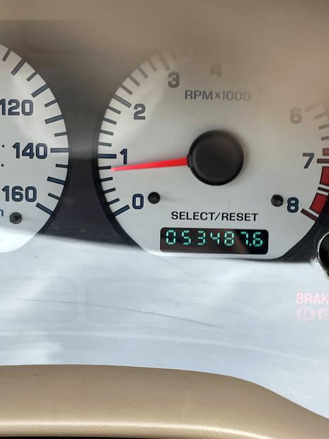 Odometer — 53,487 mi (August 2023)
