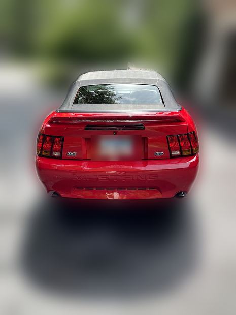 Rear, top raised